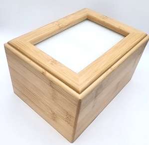Pet Memorial Bamboo Picture Urn