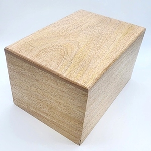 Pet Memorial Mango Wood Urn